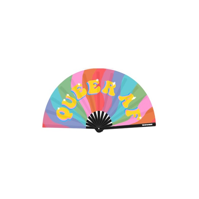Queer AF Fan/Drag Fan/Clack Fan/Festivals/Drag Queen