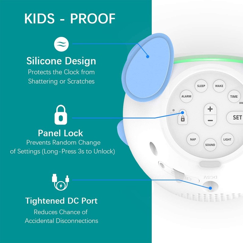 Windflyer OK to Wake Clock for Kids, Sleep Training Clock