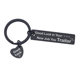 Colleague Leaving Good Luck Gifts for Women Men Work Colleague Keyring Gifts for Colleagues Coworker Goodbye Gifts Co Worker Good Luck in Your New Job Gifts Funny Co Worker Coworker Gifts