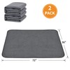 Washable Dog Pee Pads 36x72 2Pack Reusable Whelping Pads, Absorb