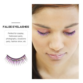 Healeved 15pairs Exaggerated Performance Eyelashes with Diamond Accents of Costume Lashes for Stage Dance and Special Occasions Comfortable and Easy to Use for Photography and Fashion Shows