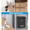 Litensh 40 mm Security Mailbox Lock, Mailbox Lock, Cupboard Drawer