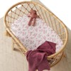 Snuggle Hunny Bassinet Sheet, Jersey Cotton Soft Stretch Fitted Baby