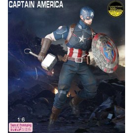 Crazy Toys Figura Steve Rogers Capitan America Martillo Mjolnir 30cm