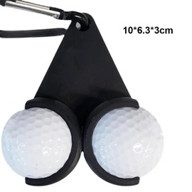 MTSDM 2Pcs Golf Ball Holder, Ball Storage Holder with Carabiner Clip That Can Be Hung On The Belt, Funny Golf Gifts for Golfer Sports, Unisex Lightweight Portable Golfs Bag Creative Pouch