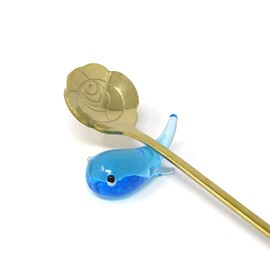 Honbay 6PCS Cute Little Whale Chopsticks Rest Rack Stand Holder for Chopsticks, Forks, Spoons, Knives, Paint Brushes