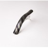 Ficcare Ficcarissimo Clip French Acetate Black & Silver Stripe -
