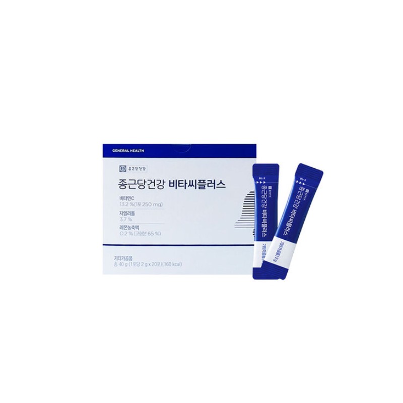 Chong Kun Dang Health 레몬 오렌지맛 온가족 과립 비타 씨