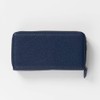 Kiotchiola Women's Long Wallet, Italian Leather, 3-Layer Long Wallet, Round