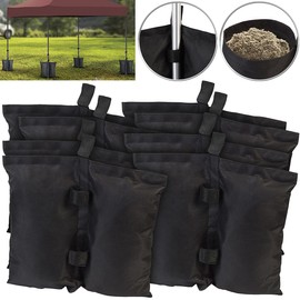 Royal Gardineer Camping Tent Sandbags: Set of 8 Gazebo Sandbags Made of Waterproof 600D Oxford Fabric (Marquee Sandbags, Weights for Tent, Camping)