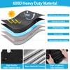 Motorcycle Cover Heavy Duty,CONFUTURY 600D Motorcycle Covers Waterproof Outdoor Storage