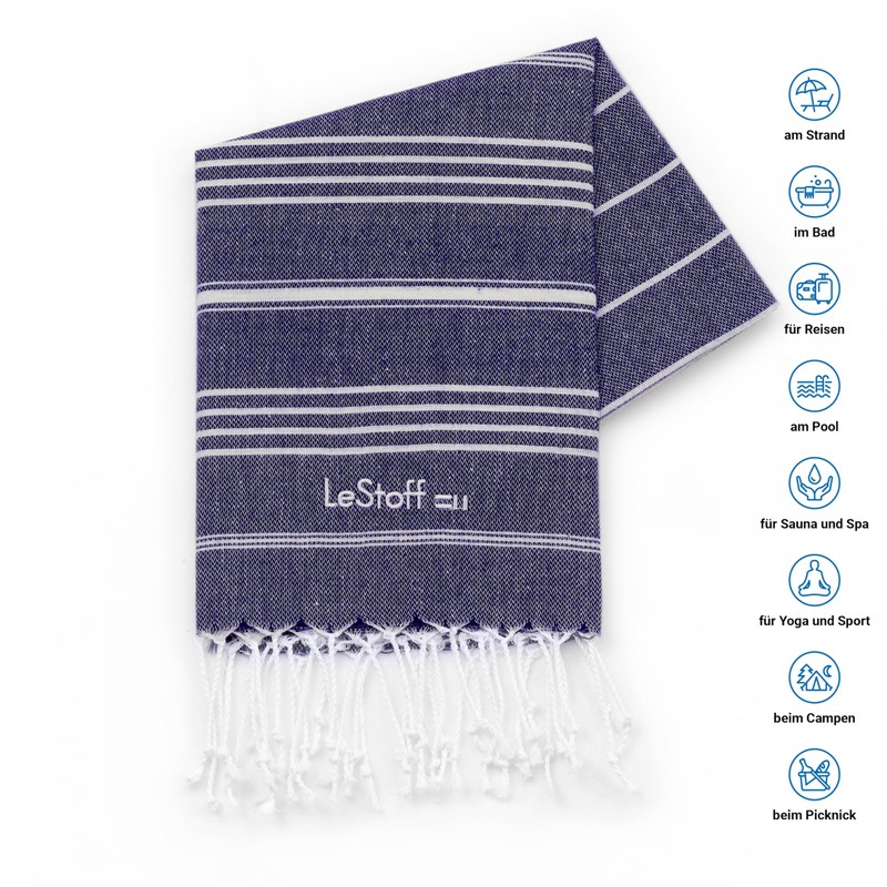LeStoff Premium Hammam Towel 50 x 100 cm - 100%