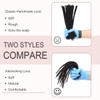 DAIXI Handmade Interlocking Locs Real Human Hair Permanent Loc Extensions