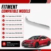 SecosAutoparts Chrome Rearview Side Mirror Molding Trim Strip Fit for