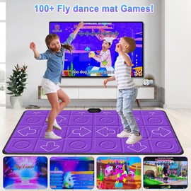 YRPRSODF Dance Mat for Kids and Adults, Double User Wireless Dance Pad Game for TV, Exercise Dancing Mat for Family Games,Gifts Ideas for Girls and Boys