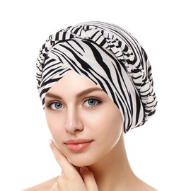 YEHUDAF LEE Women's Turban Braid Headwear Headscarves Chemo Cap Pre-Tied Beanie Hat Head Wrap Sleep Hat, 26