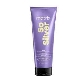 Matrix So Silver Mascarilla | Mascarilla Matizadora con pigmento morado ideal para neutralizar tonos amarillos en cabello rubio o platinado 200ml