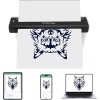 MastLabs ATS886 Mast Wireless Tattoo Stencil Printer, Bluetooth Thermal Transfer