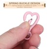 PATIKIL Heart Shape Swivel Buckles, 6 Pcs Zinc Alloy Spring