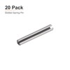 DTGN 2mm x 25mm(DxL) Slotted Spring Pins for Household Machine