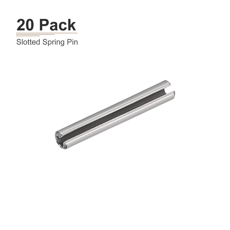 DTGN 2mm x 25mm(DxL) Slotted Spring Pins for Household Machine