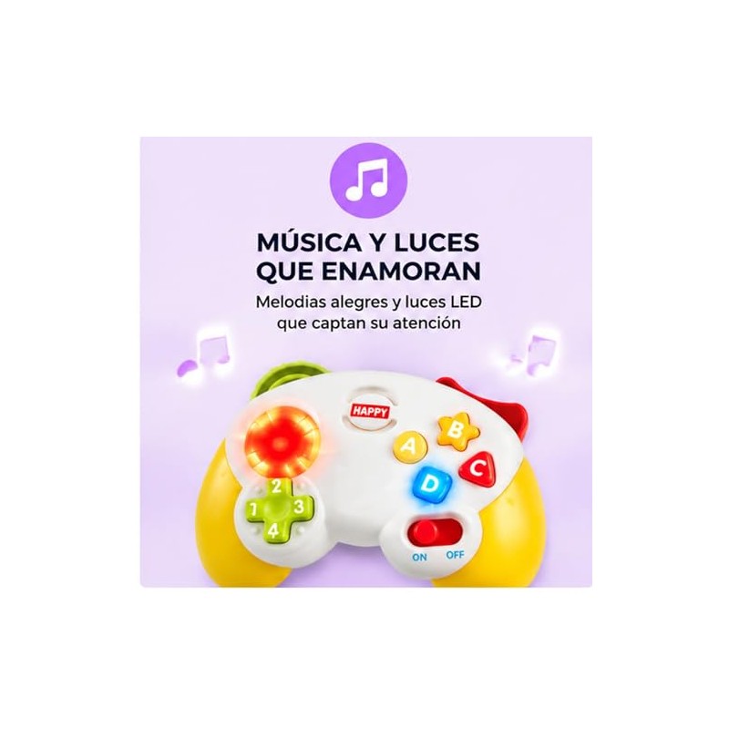 Control de Juguete con Luces Sonidos para Bebés de 6