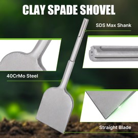 Vearter SDS MAX Shank For Demolition Jack Hammer Bit Flooring Chisel Break Concrete Brick Flat Shovel Tile Drill Bits Masonry Tools