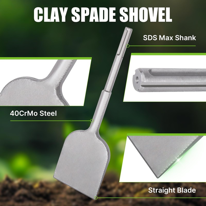 Vearter SDS MAX Shank For Demolition Jack Hammer Bit Flooring