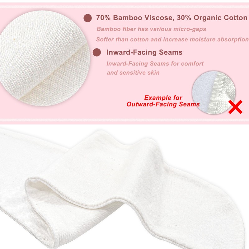 Tummy Liners for Sweat Rash, White, Under Belly Sweat Liners