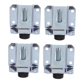 Operitacx 4pcs Heavy Duty Furniture Leveling Feet Adjustable Height Table Leg Levelers with Side Mount Design for Cabinets Workbench Shelving Units