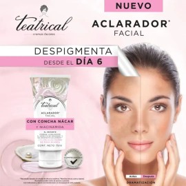 Teatrical Crema Facial Aclaradora Manchas Uso Día Noche