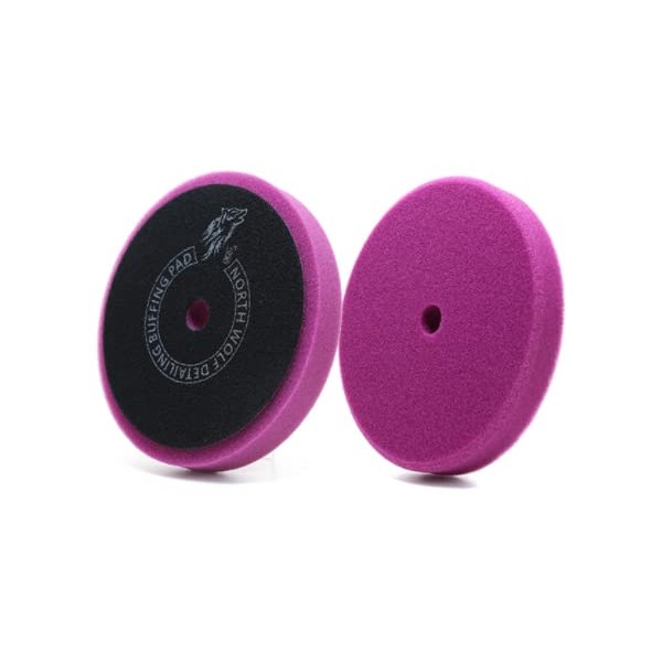 Splash North Wolf Polishing Urethane Buff Round Type 4.9 inches (125 mm) Outer Diameter 5.9 inches (150 mm) (Purple 1 Piece)