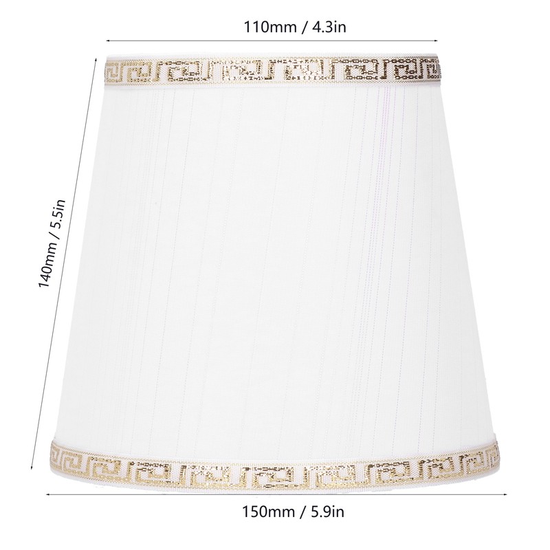 6Pcs European Style Lampshade Cover for Chandelier Wall Light W/E14