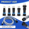 10FT Shop Vac Hose Dust Collection Hose Kit for Home