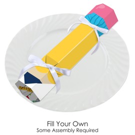 Big Dot of Happiness Thank You Teachers - No Snap Teacher Appreciation Party Table Favors - DIY Cracker Boxes - Set of 12