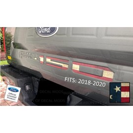 Decal Mods 2018-2020 F150 Tailgate Letters Decals Stickers (Thin, NOT Raised) Kit Insert Indent for Ford F150 (American Flag - Worn) | FG1R9
