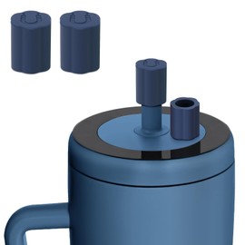 Rolitwils 2 Pack Magnetic Straw Cover, Silicone Leakproof Straw Protector for Tumbler, Compatible with Era/Resa, Drinkware Accessory