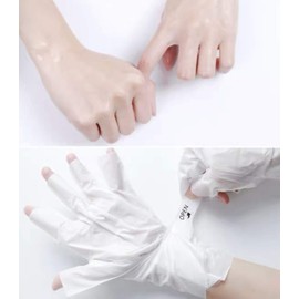 MASHELE Cosmetic Hydrating & Moisturizing Therapy Gloves Masks Spa 3pk for Dry Rough Skin Hand Treatment Rose Hyaluronic Acid for Women or Men, 3 Pairs (Nicotinamide Manicure Mask, 3 pack)