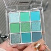 9 Colours Eyeshadow Palette - Avocado Green Eyeshadow Theme, Matte