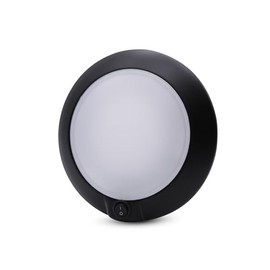 6Inch RV LED Dome Light with Switch, Black RV Interior Light Fixture, 12Volts Ceiling Light for RV Boat Trailer Camper Motorhome Van