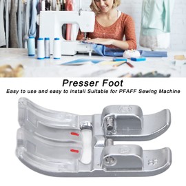 Fyearfly Multifunctional Presser Foot, Stainless Steel Presser Feet for Sewing Machine, Rustproof Replacement Sewing Foot Sewing Accessories for Household Sewing Machines, Small Sewing Machines, 0.2 x