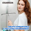 OSAMEDA 2PACK All-Purpose Shower Squeegee for Glass Doors, Bathroom Windows,