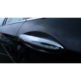 Carbon Fiber Auto Accessory Car Door Handle Scratch Cover Guards Protector Fits Jeep Compass