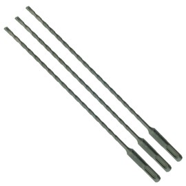 3 x SabreCut SDSA5_3 5mm x 160mm PGM Approved SDS Plus Drill Bits For Stone Concrete Brick