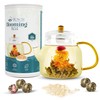 Blooming Flower Tea Gift Set,12 Unique Herbal Flowering Green Tea