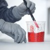 Colad Disposable Clear Solvent Resistant Paint Cups with Printed Mixing