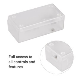 Richer-R For Zero Housing, High-Quality Protective Shell Cover, High Precision Box Housing Case for Zero Black/Transparent (Clear)