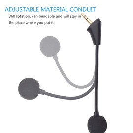 Alitutumao Replacement Cloud Alpha Game Mic 3.5mm Detachable Microphone Boom Compatible with Cloud Alpha Gaming Headset