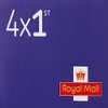 Royal Mail 4 x 1st Class Standard BARCODED Postage Stamp