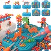 Gogotool Mosaic plug-in game toy, 3D dinosaur puzzle including drill